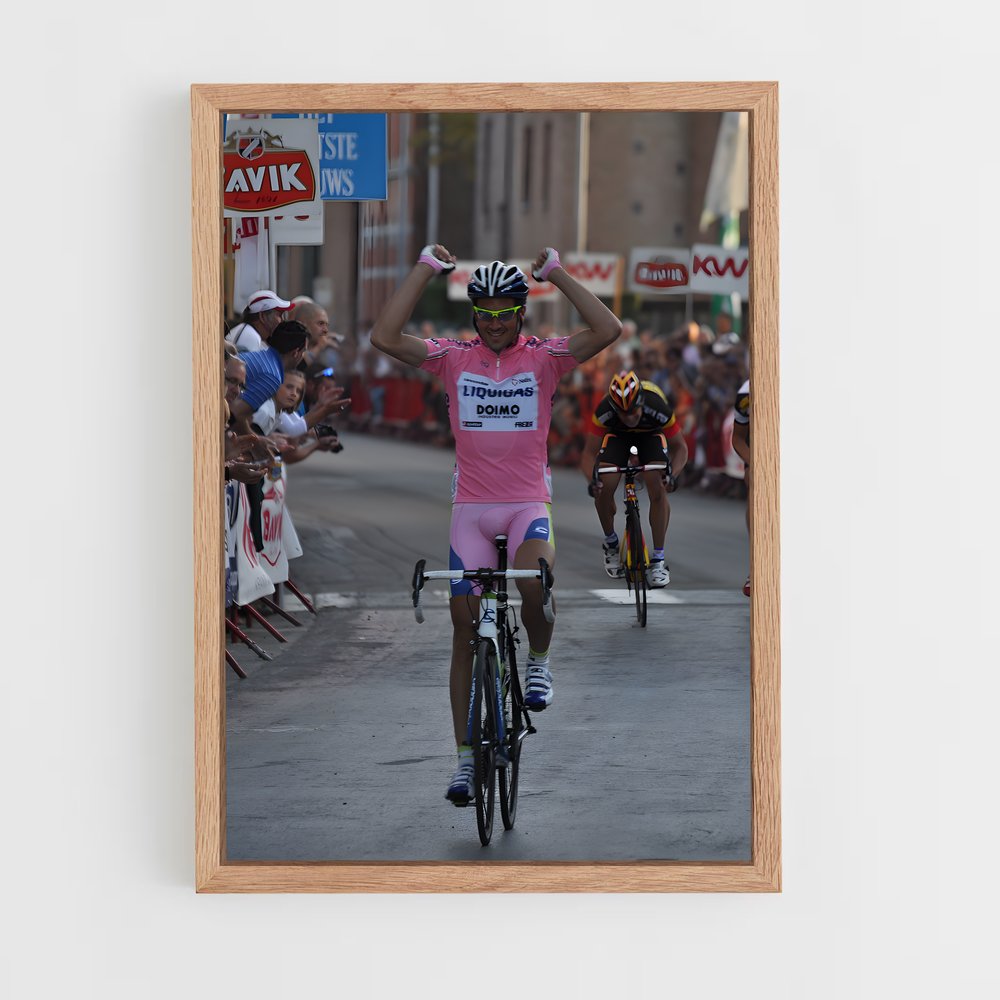 Poster La Réflexion du Cycliste – affiche Cyclisme (vue 4)